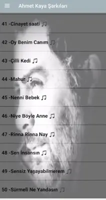 Ahmet Ka-Ya Şarkıları(internetsiz) android App screenshot 0